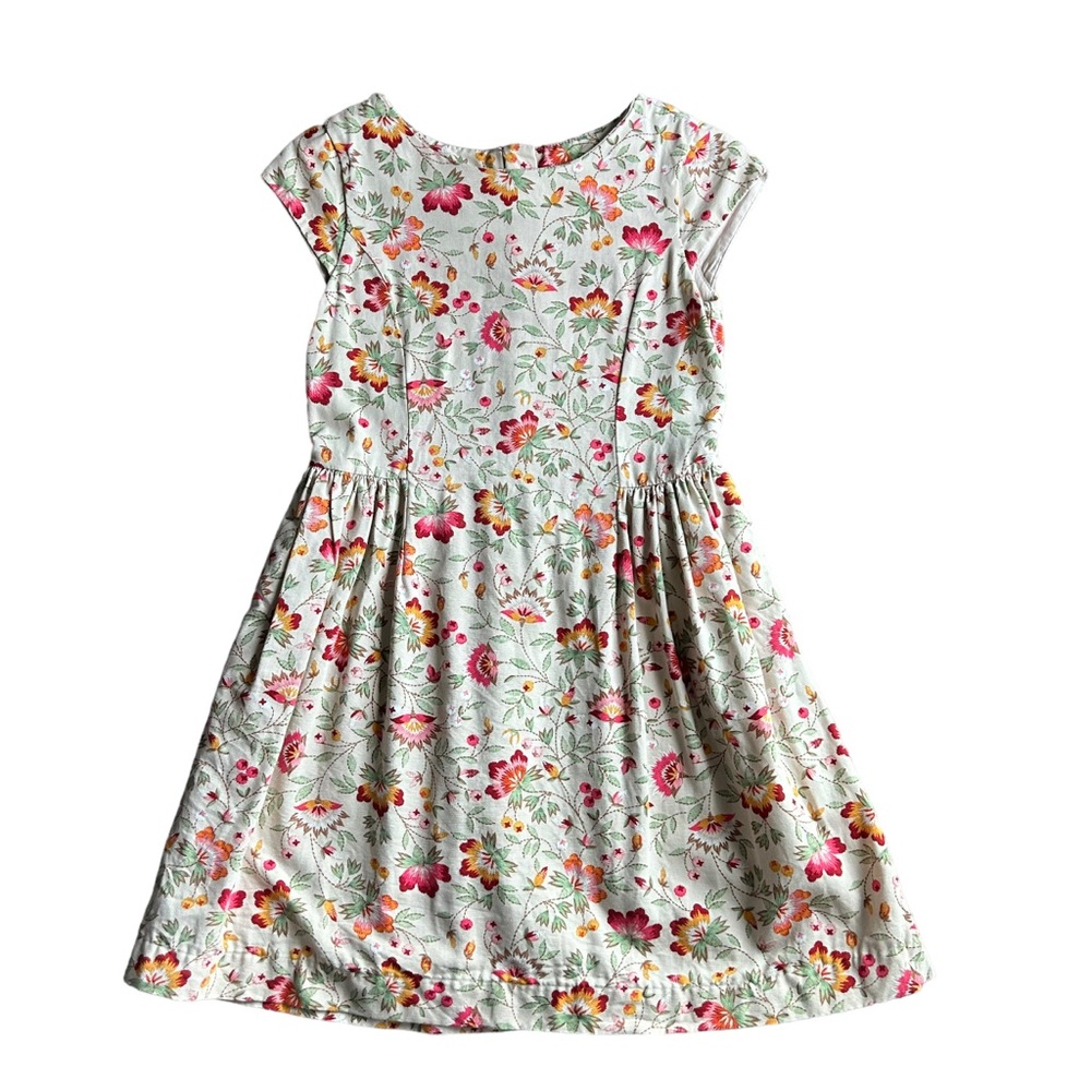 Girls Gap Dress 12 Floral Knee Length Graduation